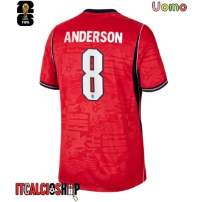 Inghilterra Elliot Anderson #8 Seconda Maglia Mondiali 2026 Manica Corta